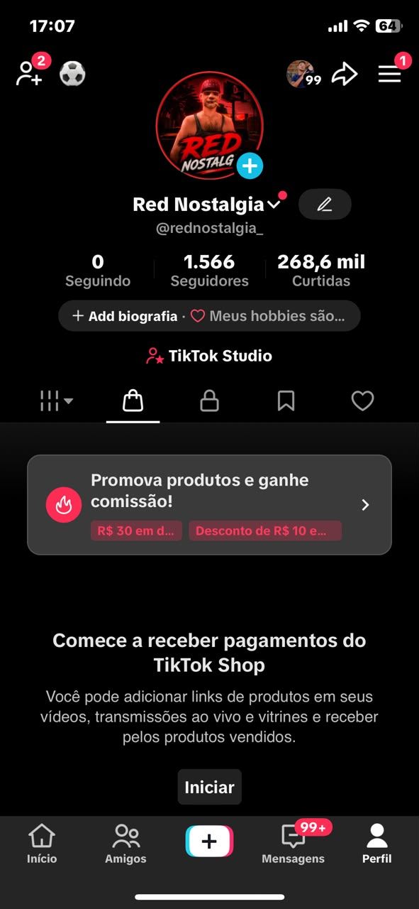 (SHOP) 1,5 Mil Seguidores com Shop Ativo
