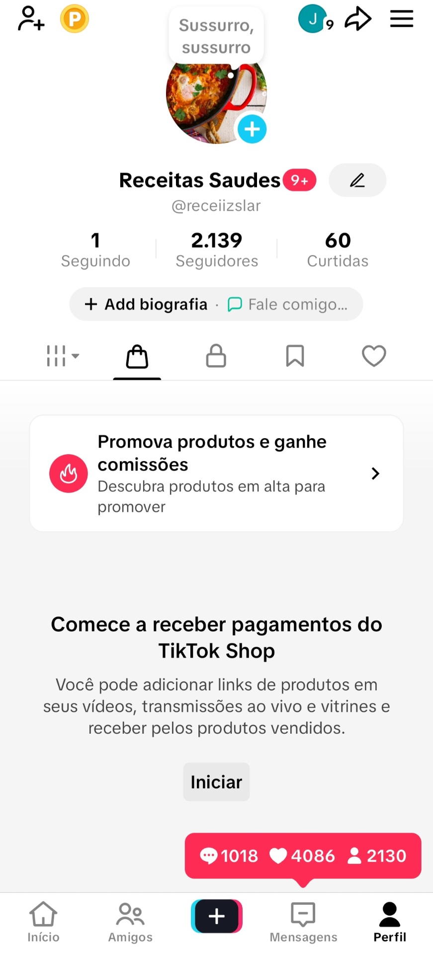 (SHOP) 2 Mil seguidores com Shop ativo